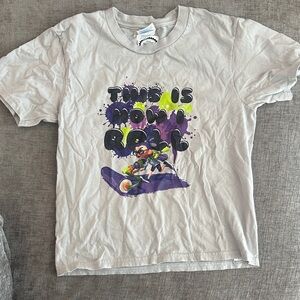 Kids Graphic Tee - light grey